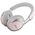 Guess słuchawki nauszne Bluetooth         ANC/ENC GUBHC22PSBCSMP różowy/pink DB Metal Script Logo