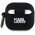 Karl Lagerfeld KLA4RUNIKK AirPods 4       cover czarny/black Silicone Karl Head 3D
