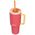 Kubek termiczny z teleskopową słomką Kambukka Rio Tumbler 950ml Pink Papaya