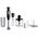 Braun MultiQuick 5 MQ55.254MBK, Immersion blender, 0.5 L, Ice crushing, 1000 W, Black, Stainless steel