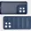 Bizon Case Tur Motorola Edge 50 Neo navy blue