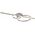LED ceiling light TRIO Montilla, 40W, 2700-6000K, 6300lm, chrome, 100x12.5x40 cm
