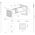 Wall-mounted recuperator E-EXTRA EER100SA, DN100, with wall switch, anthracite color.