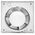Household fan E-EXTRA EET100HT, DN100, with timer and humidity sensor