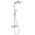 Shower system HANSGROHE CROMETTA E 240 1JET SHOWERPIPE: rain and hand shower, thermostat + gift