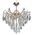 Chandelier VENTI, E27, 4 x 60 W, E1285/4, chrome, o52 cm