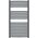 Towel dryer INVENA, 800 x 540 mm, steel, graphite color.