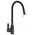 Sink faucet INVENA KSANTI, with 360deg rotating spout, black