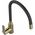 Sink mixer INVENA KSANTI PLUS, with 360deg rotating spout, polished gold color.