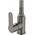 Sink mixer INVENA KSANTI PLUS, with 360deg swivel spout, matt grey.