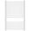 Towel dryer INVENA, 800 x 540 mm, steel, white