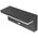 Wall LED outdoor light PHILIPS Bustan, IP44, 9W, 4000K, 1000lm, with motion sensor, anthracite color