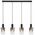 Hanging lamp GLOBO FLORENTINA, 4xE27, 40W, 230V, metal, black, 12.5x102x150cm