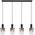 Hanging lamp GLOBO FLORENTINA, 4xE27, 40W, 230V, metal, black, 12.5x102x150cm