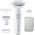Braun Silk-épil 9 9-041, Silver, 40 tweezers, MicroGrip, Battery, 100 - 240 V, 50/60 Hz