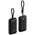 VEGER powerbank 10000 mAh z wbudowanymi kablami Typ C / Lightning PD QC3.0 35W K1 (W1188) czarny