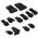 Kolink Kolink Core Pro Braided Cable Extension Kit 12V-2x6 Type 2 - Jet Black 13338806 5999094005662