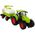 LeanToys Traktor z Przyczepą Duże Koła Zielony Farma