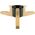 Wooden Christmas tree stand 319842, black, 62 x 16 cm