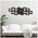 Home Styling Collection Ρολόι τοίχου με 10 μαύρες κορνίζες φωτογραφιών, 80 x 4 x 26 cm 14127160 8720573206389