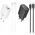 HOCO ładowarka sieciowa USB A + Typ C + kabel Typ C do Lightning PD QC3.0 3A 20W N61 czarna