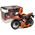 LeanToys Motocykl z Naciągiem 1:14 Pomarańczowy