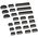 Kolink Kolink Core Pro Braided Cable Extension Kit 12V-2x6 Type 1 - Jet Black 13338814 5999094005655
