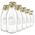 Saftflaske Quattro Stagioni 1 ltr Ø9,4x22,6 cm med Låg, 12 stk/krt 14002604 8004360898064