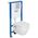 Grohe Serel 5in1 κρυφό σετ WC: WC potinkinis rėmas + klozetas + mygtukas + lėtai nusileidžiantis dangtis + φρέσκο ​​kvapų konteineris + garso izoliacinė tarpinė, 39468000 8481594 4005176433924