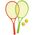 Παίξτε το HOME It® tennissæt med ketsjere og bolde 14116435 5708614931585