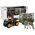 Figurka LeanToys Quad z Przyczepką Transporter Figurki Zebra