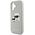 Etui Karl Lagerfeld HC 3D Rubber Double   Heads do iPhone 16 beżowy