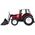 Duży Czerwony Traktor z Ruchomym Ramieniem i Wielkimi Kołami RC0666