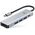 TECH-PROTECT HB01 HUB ADAPTER 5IN1 TYPE-C + USB3.0 + HDMI 4K 60HZ + PD100W SPACE GREY