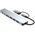 TECH-PROTECT HB06 HUB ADAPTER 9IN1 TYPE-C + USB2.0 + USB3.0 + SD/TF + AV3.5 SPACE GREY