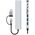 TECH-PROTECT HB06 HUB ADAPTER 9IN1 TYPE-C + USB2.0 + USB3.0 + SD/TF + AV3.5 SPACE GREY