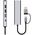 TECH-PROTECT HB03 HUB ADAPTER 5IN1 TYPE-C + USB2.0 + USB3.0 + RJ45 SPACE GREY