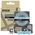 Epson Epson LabelWorks LK-4LAS - Grau auf Blau - Rolle (1,2 cm x 8 m) 1 Kassette(n) Hangebox - Bandkassette - fur LabelWorks LW-C410, LW-C610