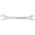 Combination wrench 24x27 mm with open ends