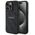 Guess Guess GUHMP14LG4GFRK iPhone 14 Pro 6.1" czarny/black hardcase 4G Collection Leather Metal Logo MagSafe