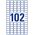 Avery Zweckform Usuwalne etykiety cenowe 26 x 16 mm (L3410REV-25)
