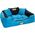 AIO FACTORY Legowisko personalizowane KINGDOG 100x75 niebieskie