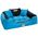 AIO FACTORY Legowisko personalizowane KINGDOG 100x75 niebieskie