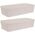 Plastikowe koszyki do organizacji, 25 x 13,5 x 6 cm, 2 szt.
