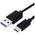 Kabel USB Aptel USB-A - USB-C 1 m Czarny (4430-uniw)