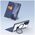 Etui Dux Ducis Skin X Pro na Samsung Galaxy S25 Ultra z MagSafe i portfelem - niebieskie