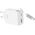 XO wall charger CE31 1x USB 1x USB-C 30W white with retractable USB-C cable 6920680819478