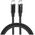 Kabel USB ForCell FORCELL F-ENERGY C391 kabel Typ C do Typ C PD QC4.0 5A 100W E-mark / 4K / Thunderbolt / 20Gbit/s 1 m czarny