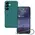 Bizon Case Silicone Magnetic Samsung Galaxy S25 / Galaxy S24 dark green
