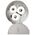Mediclinics MEDICLINICS PR2789 3 vt. tualetinio ποπ. dozatorius 27,5Øcm, balta 14395710 8435265850855